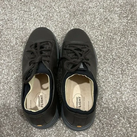 Samuel Hubbard Men's 8.5 Flight Casual Sneaker Espresso Brown Leather 2421 new - Picture 6 of 8